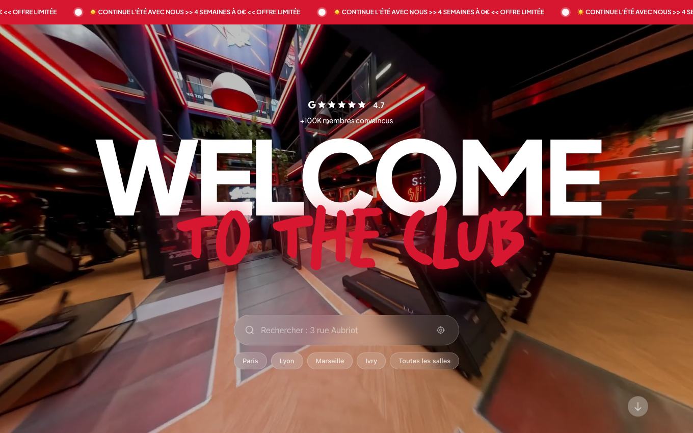 Page d'accueil du site officiel Neoness
