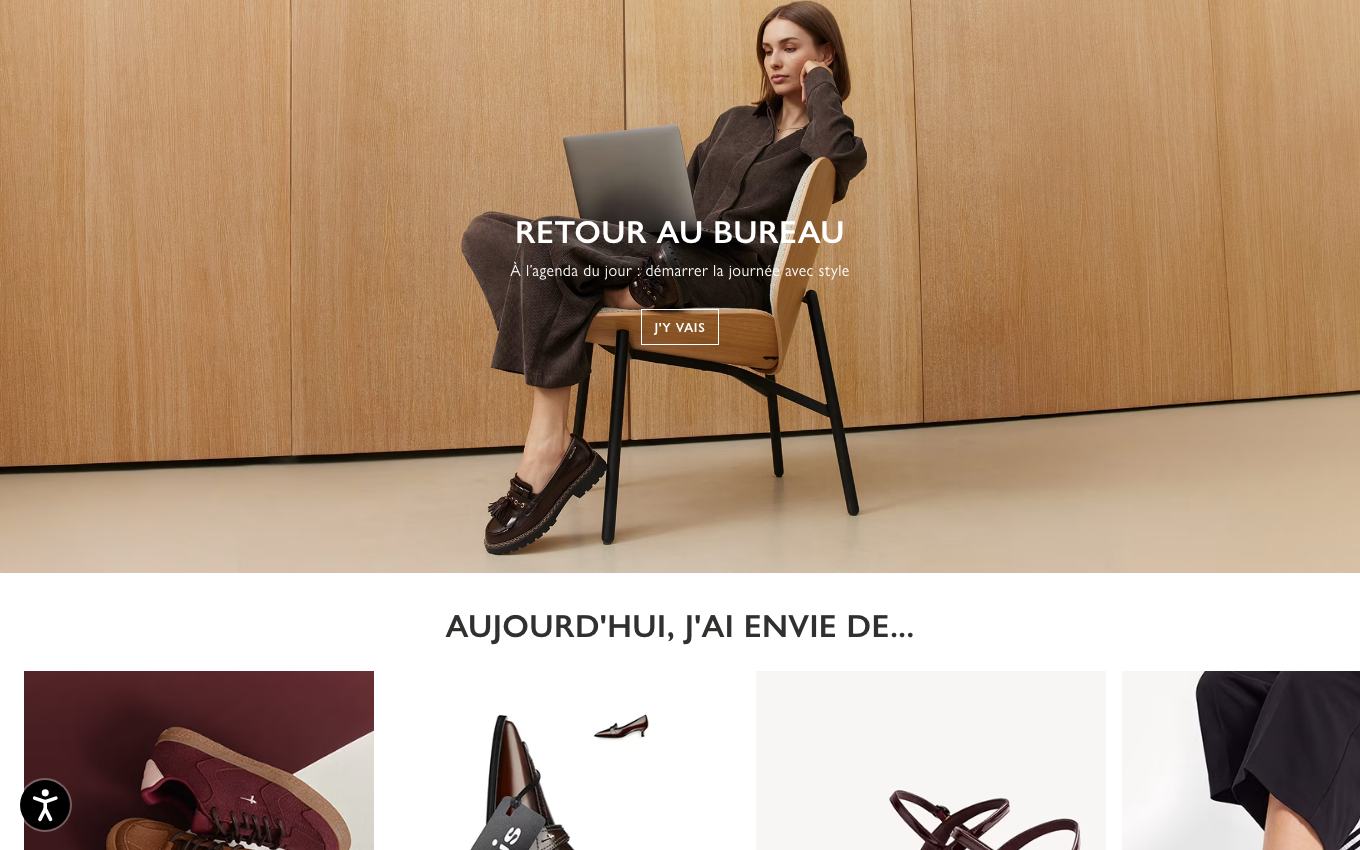 Page d'accueil du site officiel Tamaris